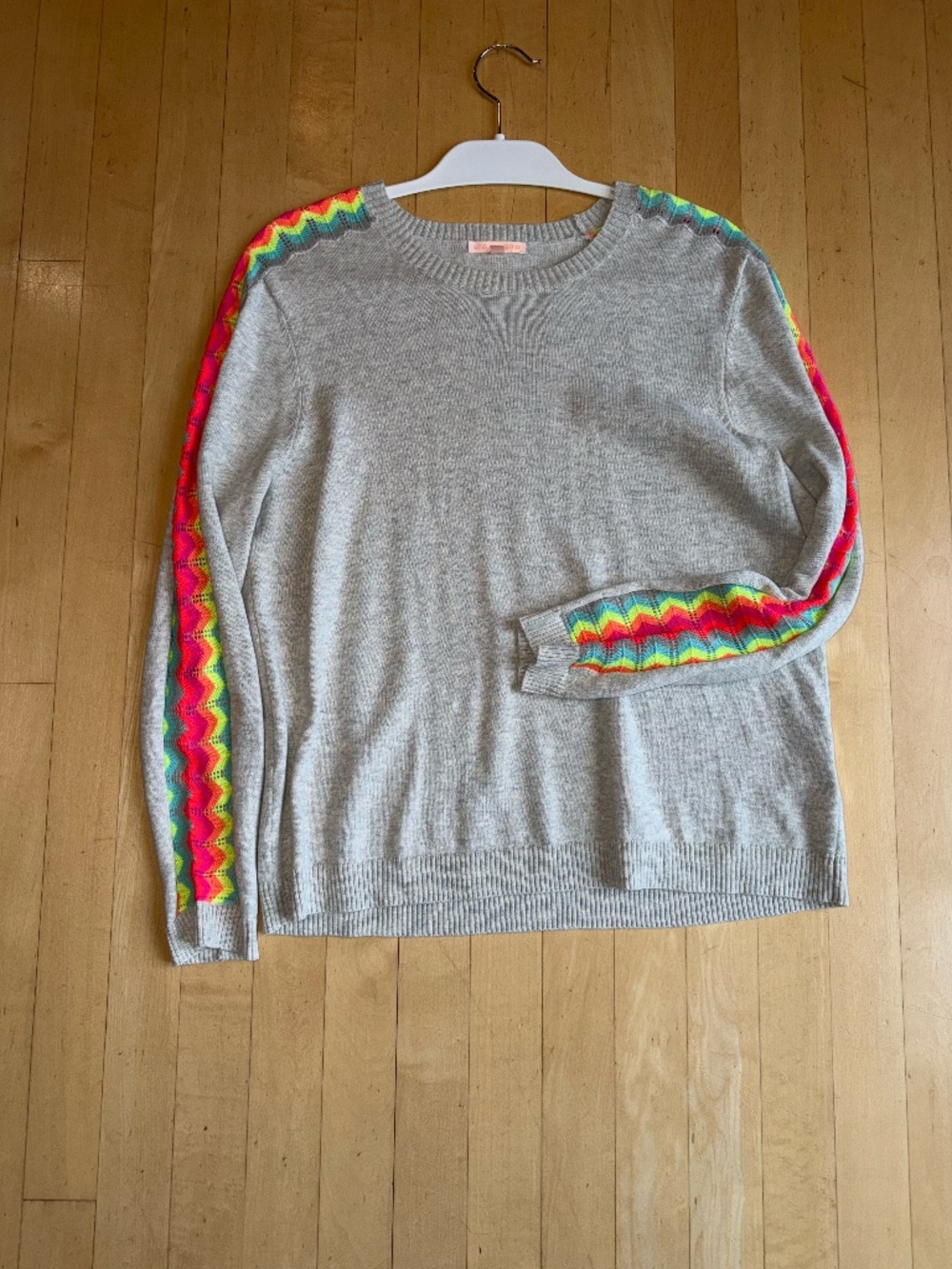 Lisa Todd Neon double vision sweater, M, CB2644 - Picture 4 of 4